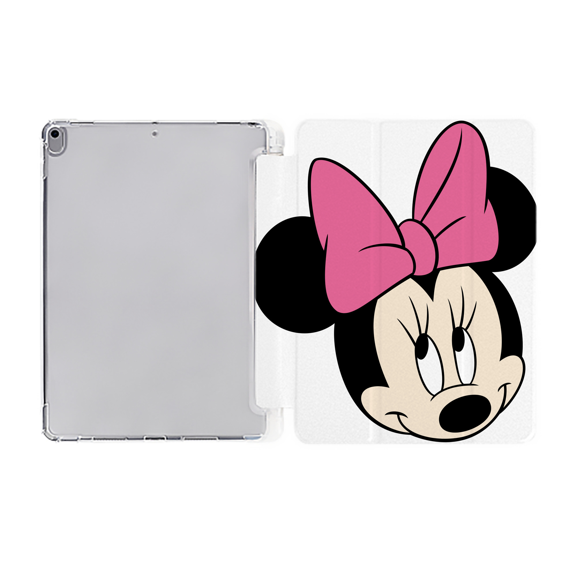 （画像用） ミッキーマウス Mickey Mouse IPad ケース ペン収納付き 三つ折りスタンド PUレザー×シリコン 対応機種9.5/10.5/10.9インチ
